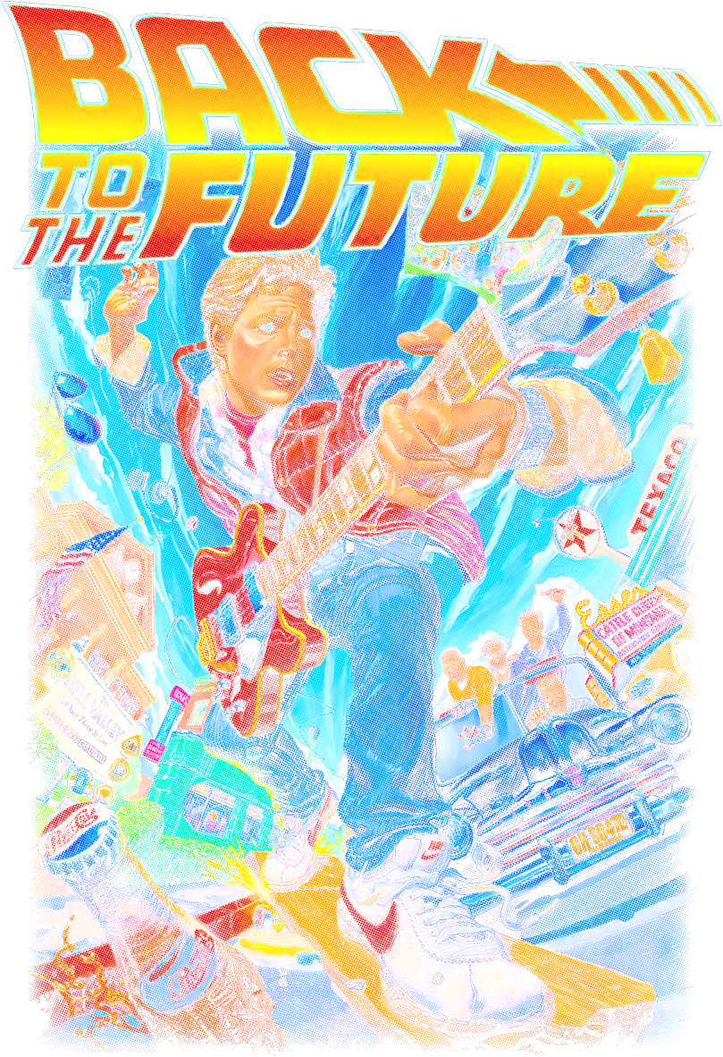 Back to the Future - Halftone