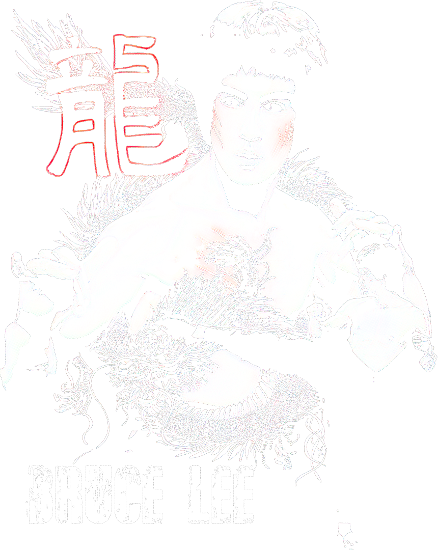 Bruce Lee - Halftone