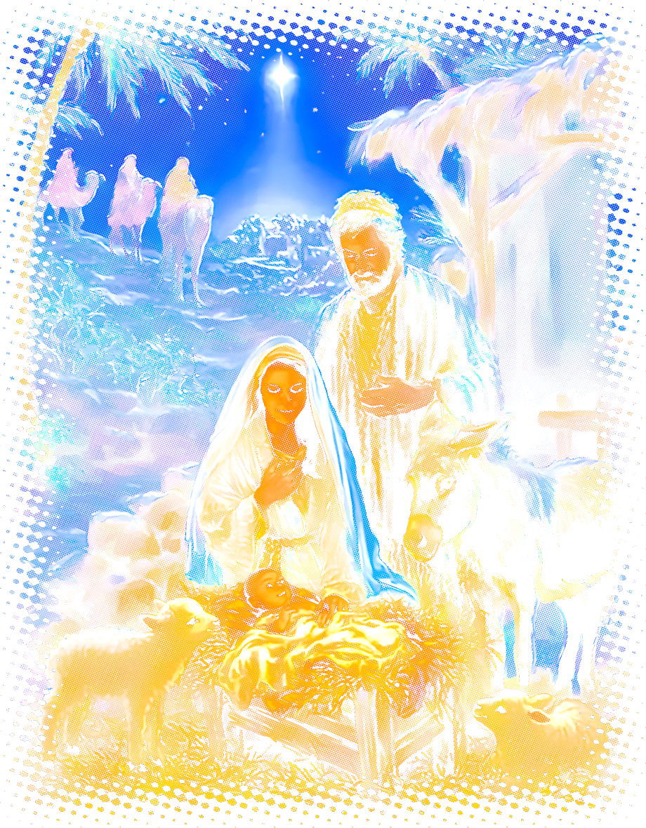 Jesus - Halftone