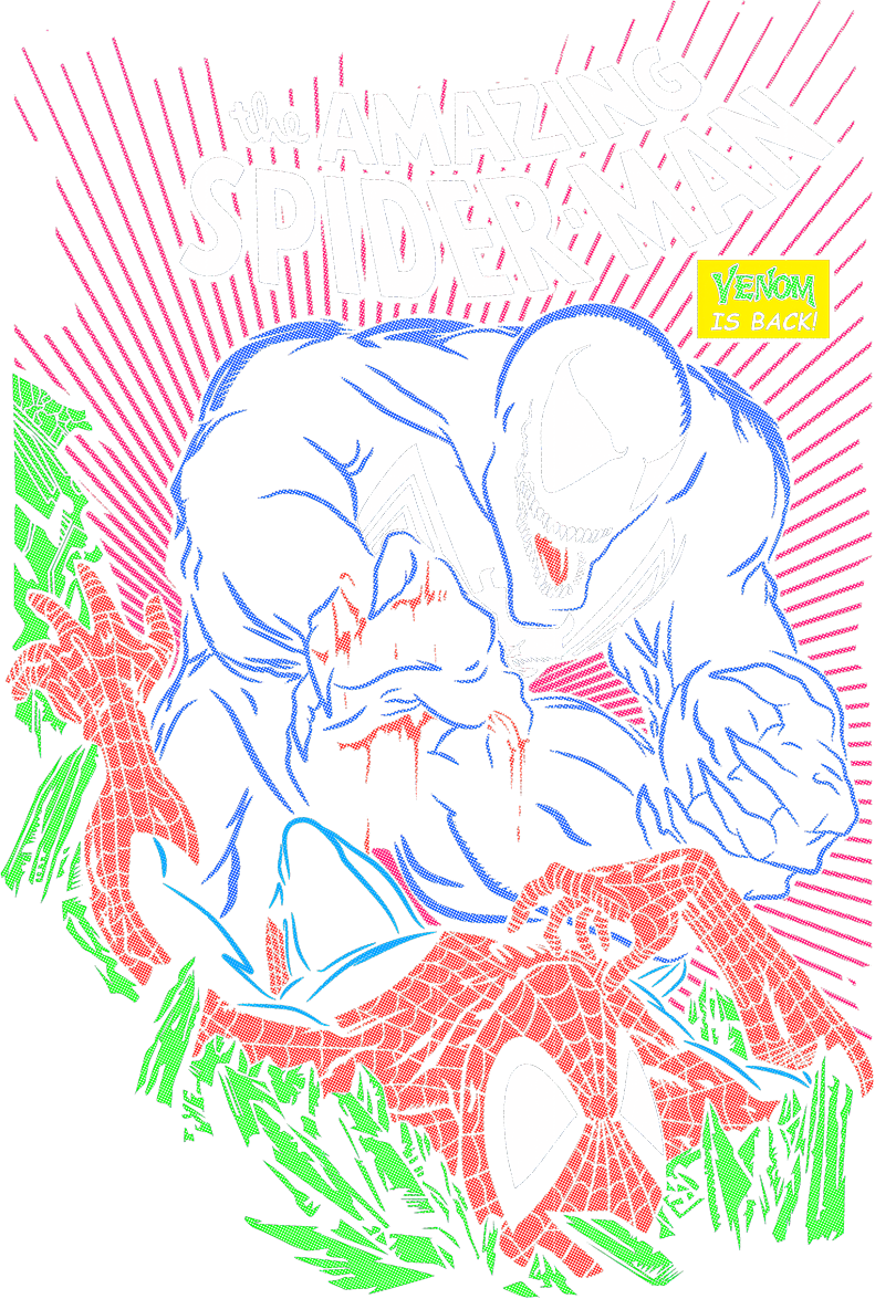 Spiderman - Halftone