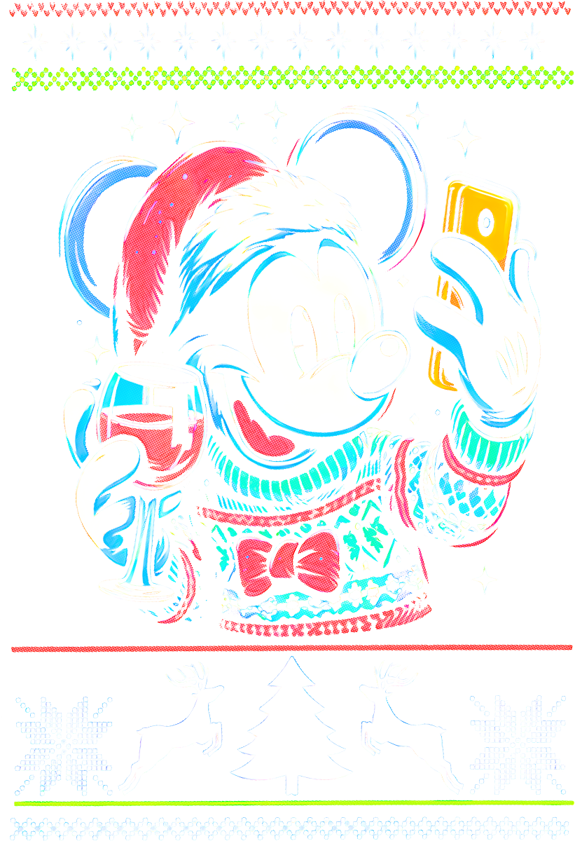 Mickey Mouse - Halftone
