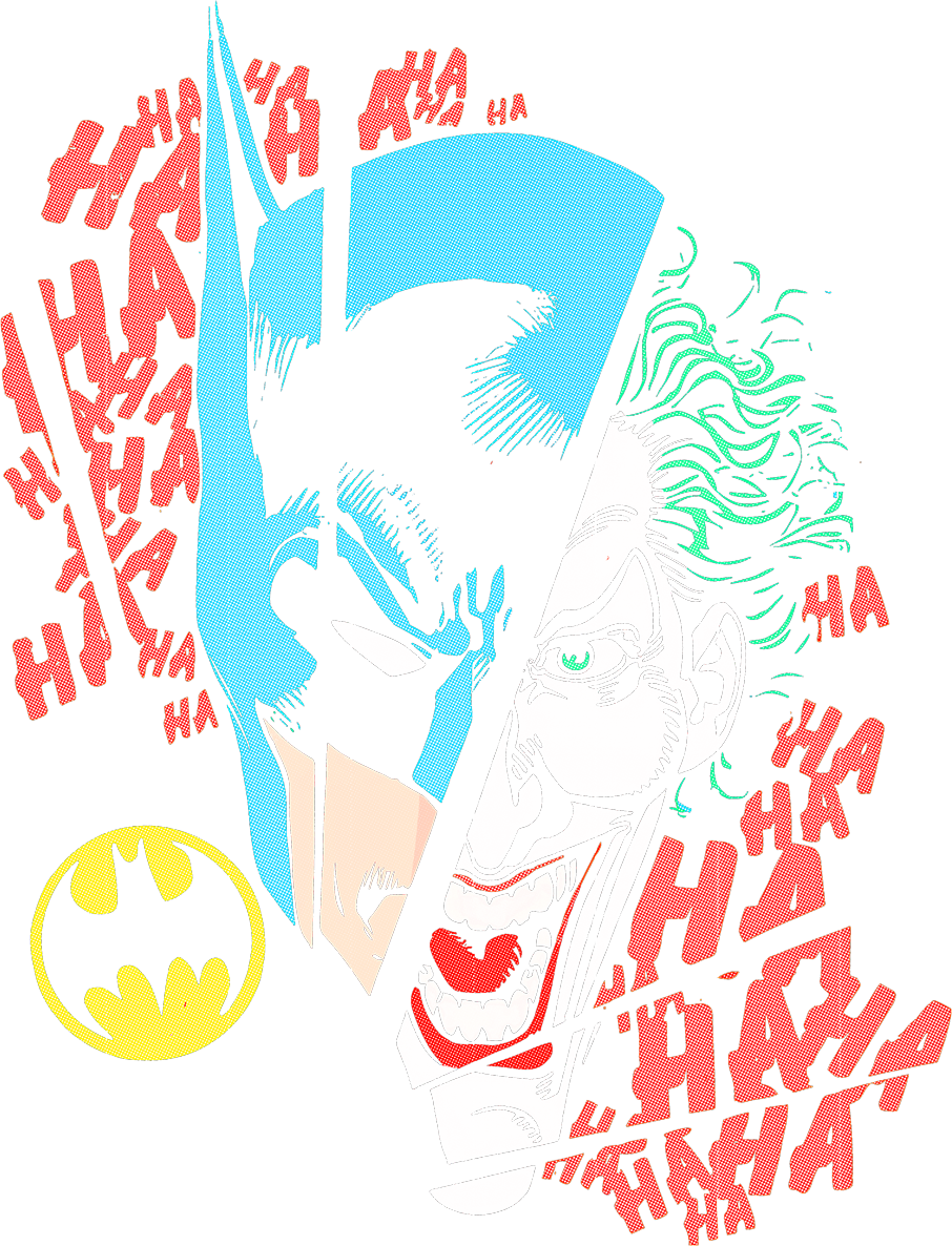 Batman & Joker - Halftone
